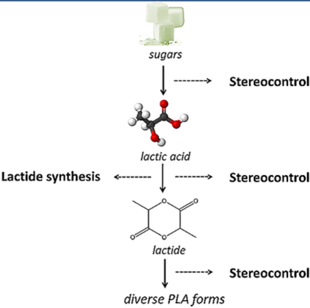 Lactide Synthesis and Chirality Control for Polylactic acid Production